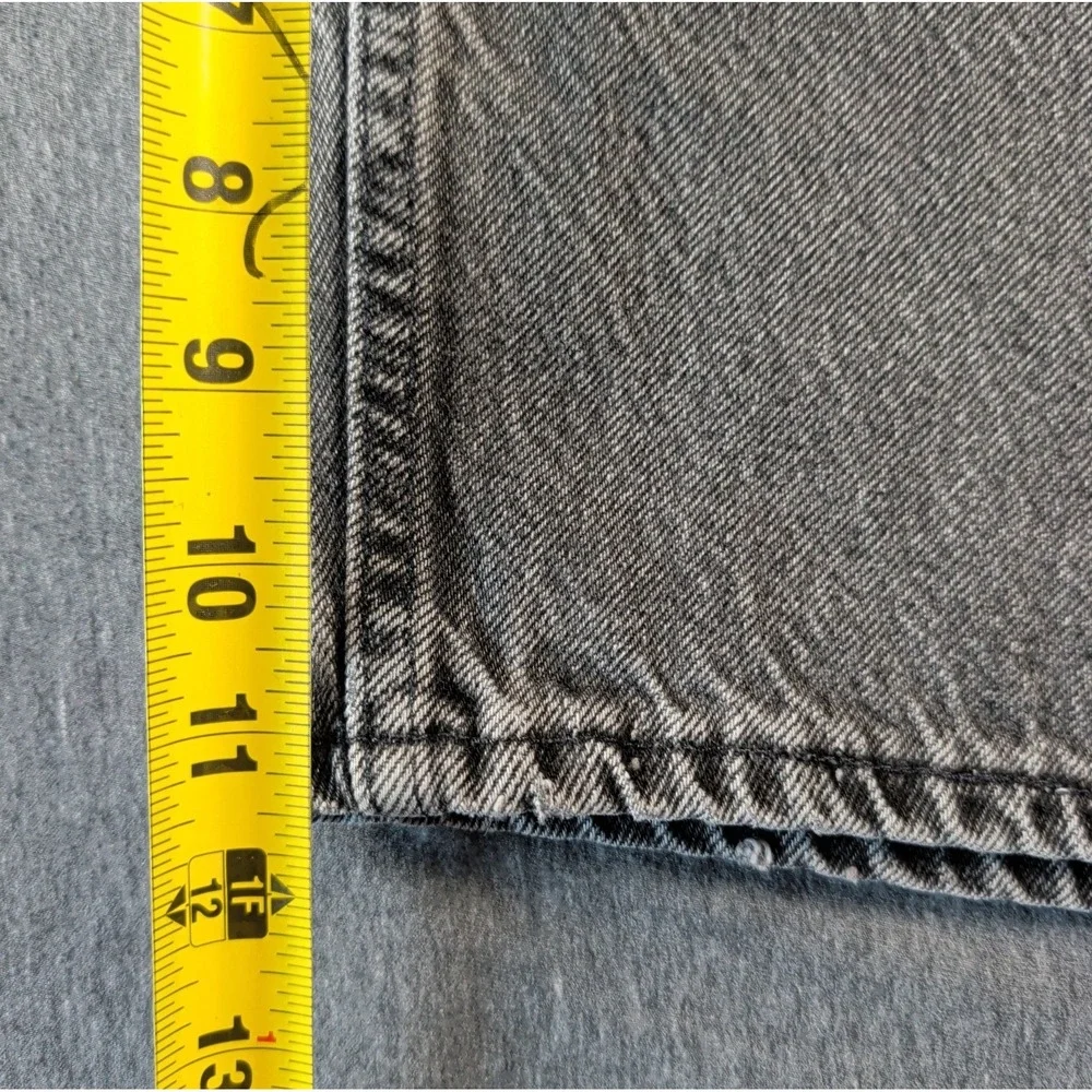VTG 90s Levis 550 Black Denim Orange Tab Shorts Men 26W Grunge 1993 USA Student